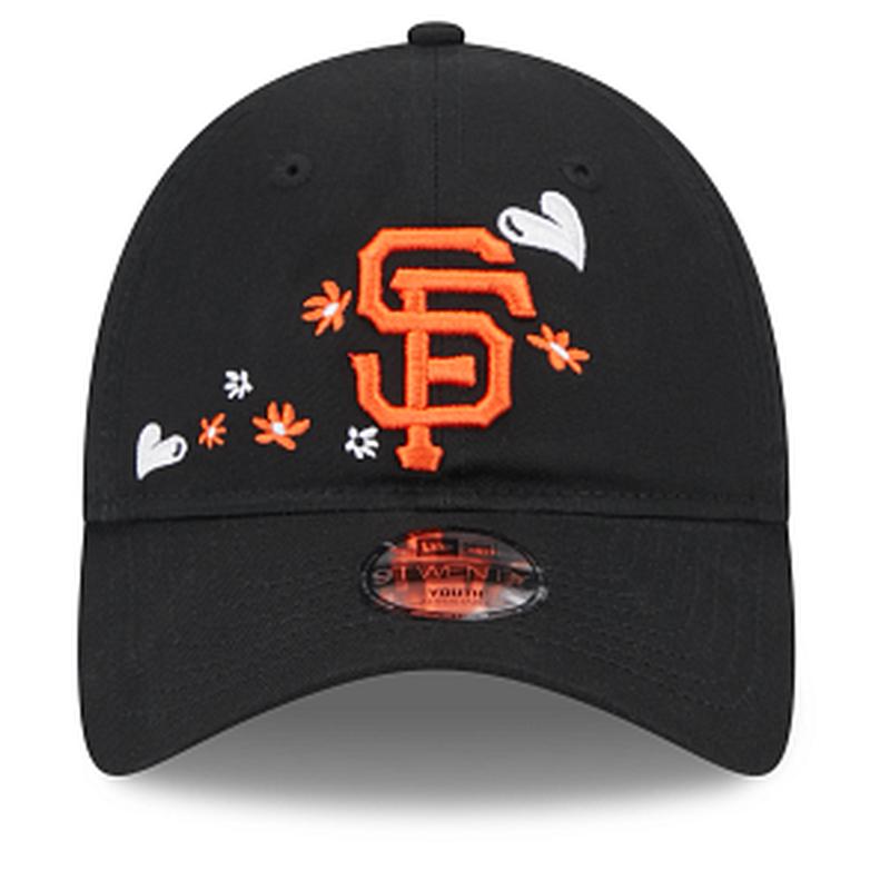 New Era Youth San Francisco Giants Flower 9TWENTY Adjustable Hat-