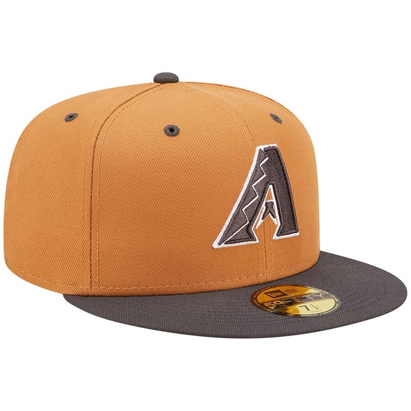 New Era Arizona Diamondbacks Color Pack 2-Tone 9FIFTY Snapback Hat-Brown/Charcoal