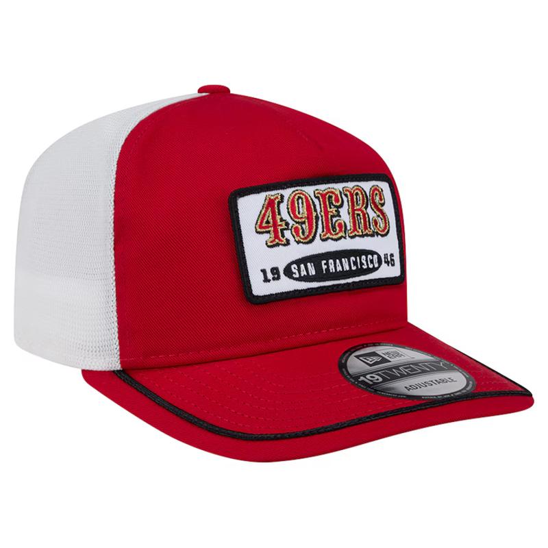 New Era San Francisco 49ers EMB Patch 19TWENTY Adjustable Hat-Red