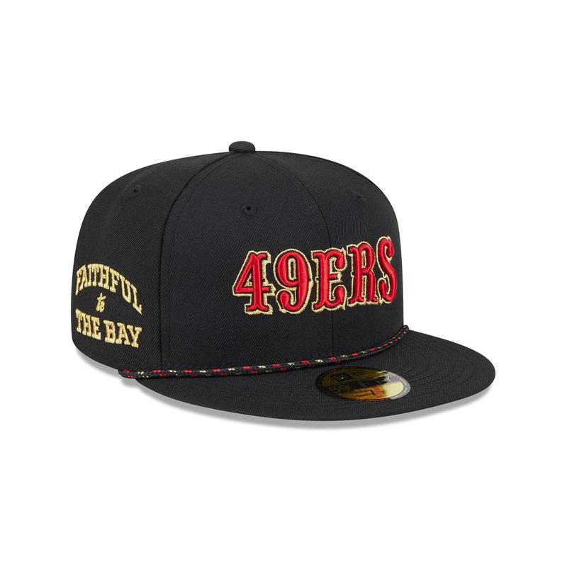 New Era San Francisco 49ers Rivalries 59FIFTY Fitted Hat-Black