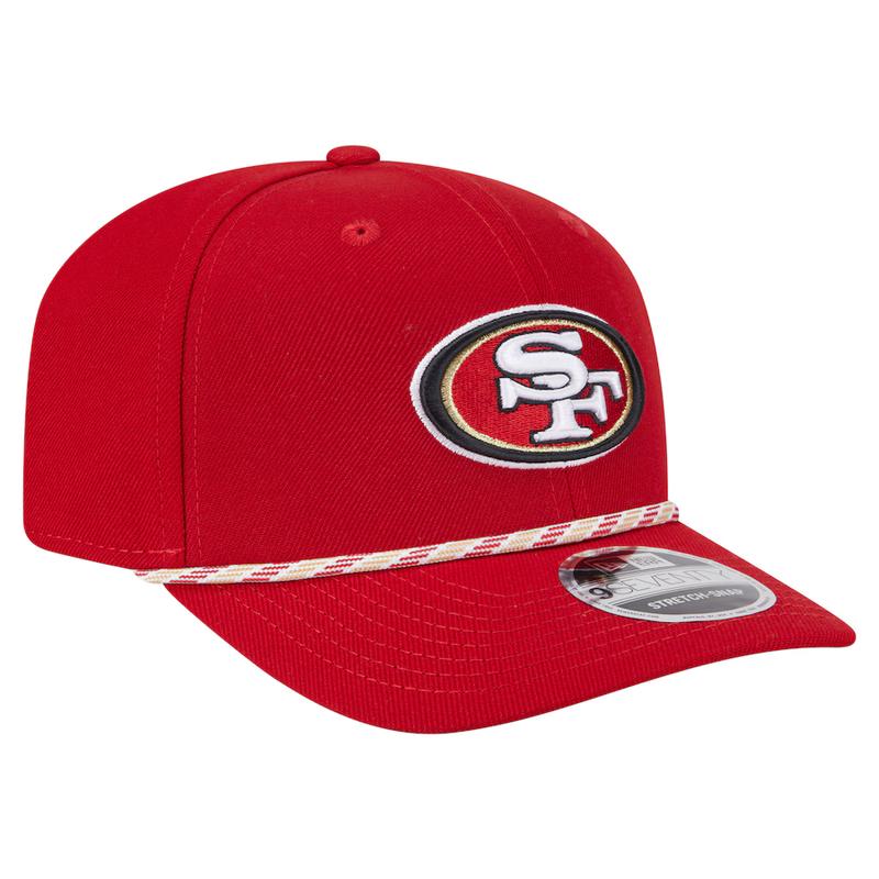 New Era Youth San Francisco 49ers Multi-Rope 9SEVENTY Stretch-Snap Hat- Red
