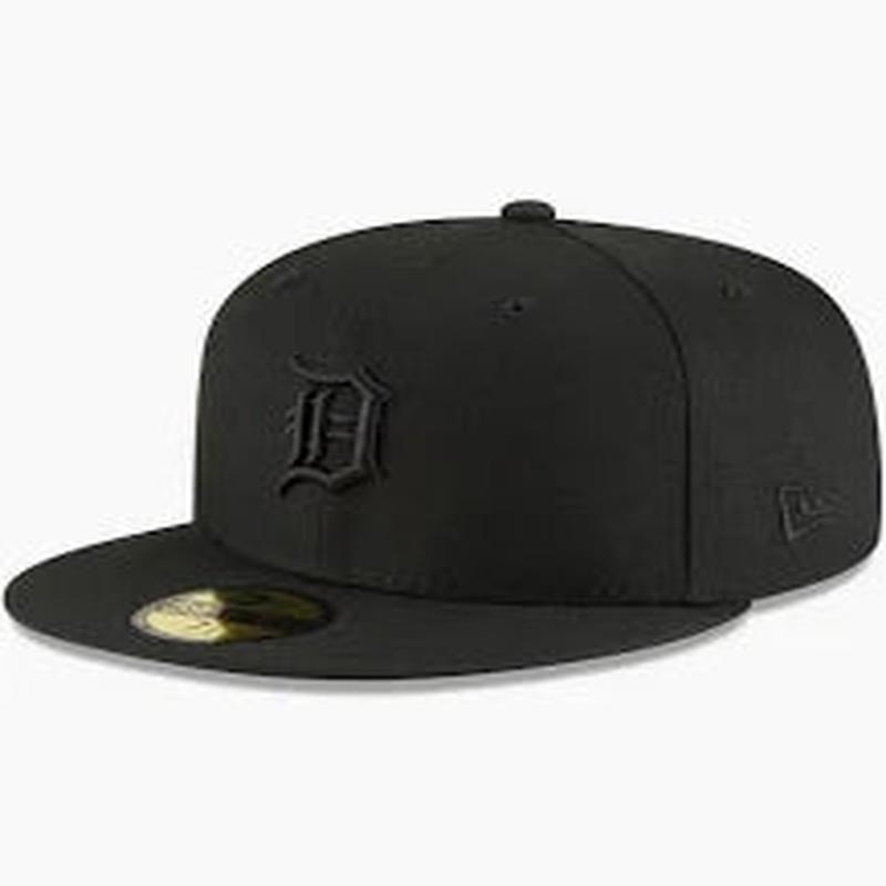 New Era Detroit Tigers 2-Tone Color Pack 59FIFTY Fitted Hat-Black/Black