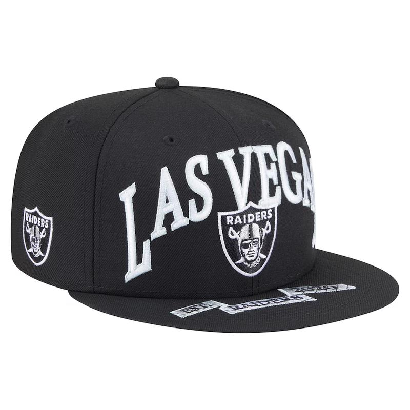 New Era Las Vegas Raiders Oversized 59Fifty Fitted Hat