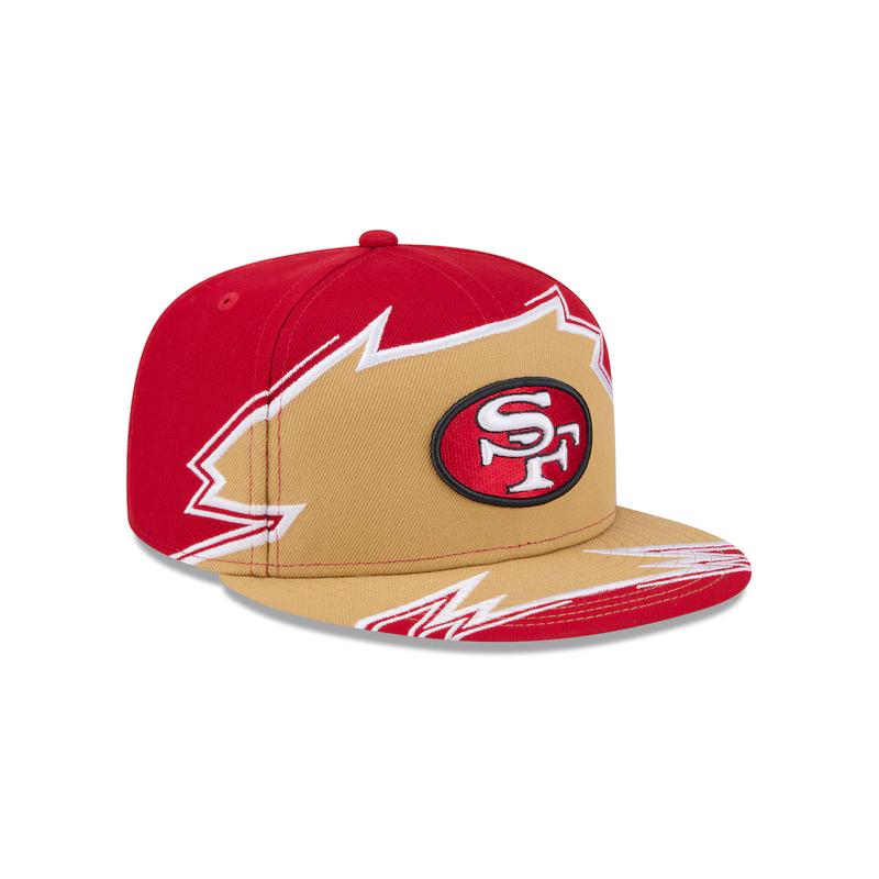New Era San Francisco 49ers Break 59FIFTY Fitted Hat-Scarlet/Gold