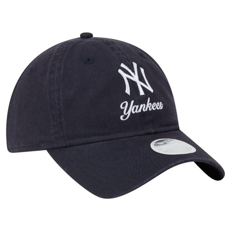 New Era Women's New York Yankees Preppy Team 9TWENTY Adjustable Hat-Navy