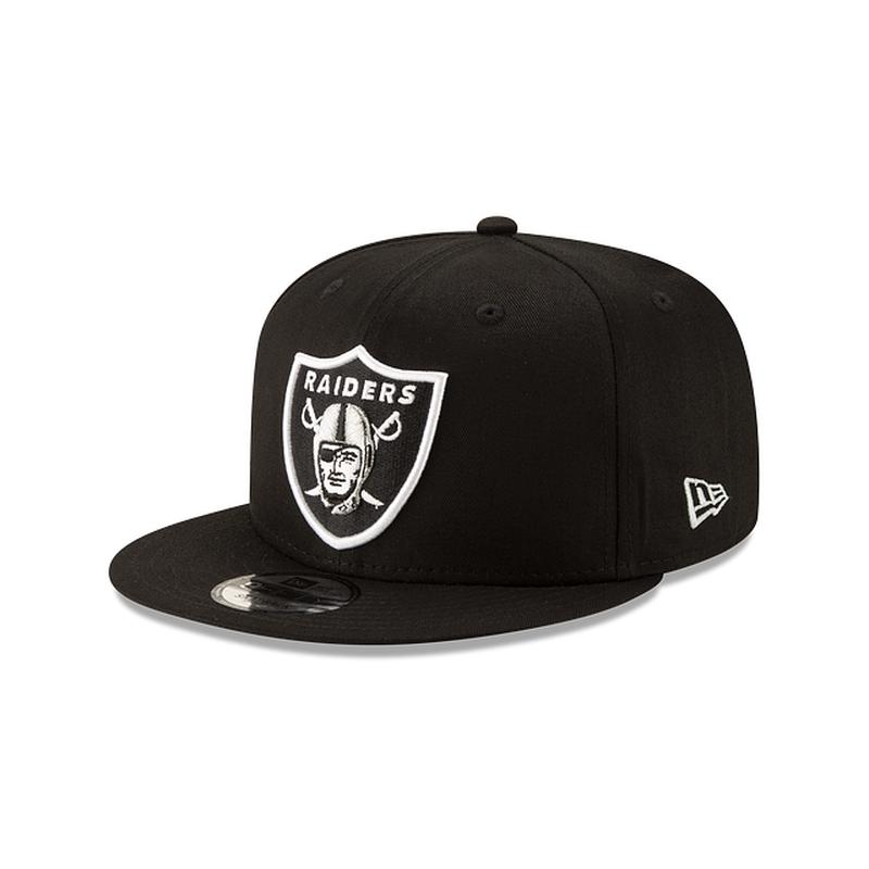 Las Vegas Raiders New Era Basic 9Fifty Snapback-Black/White