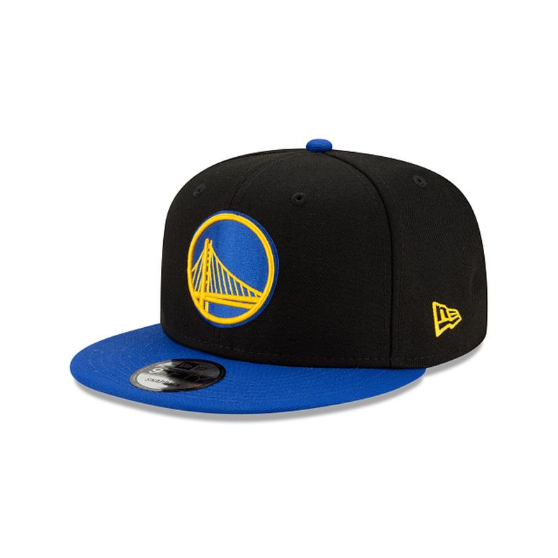 New Era Golden State Warriors 9FIFTY Snapback Hat-black/blue