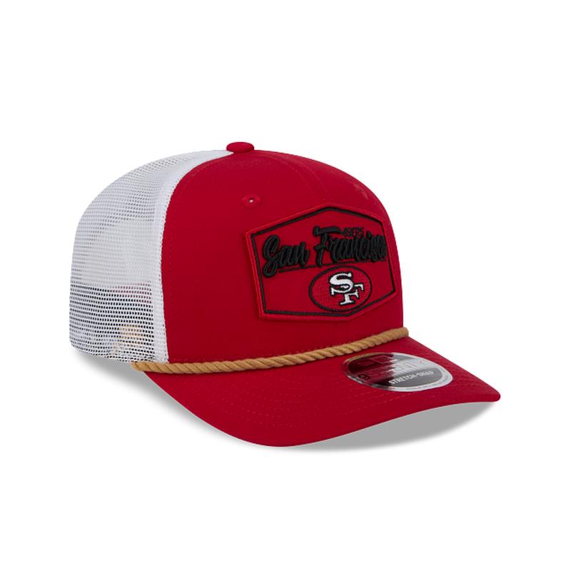 New Era San Francisco 49ers Rope 9SEVENTY Trucker Stretch-Snap Hat