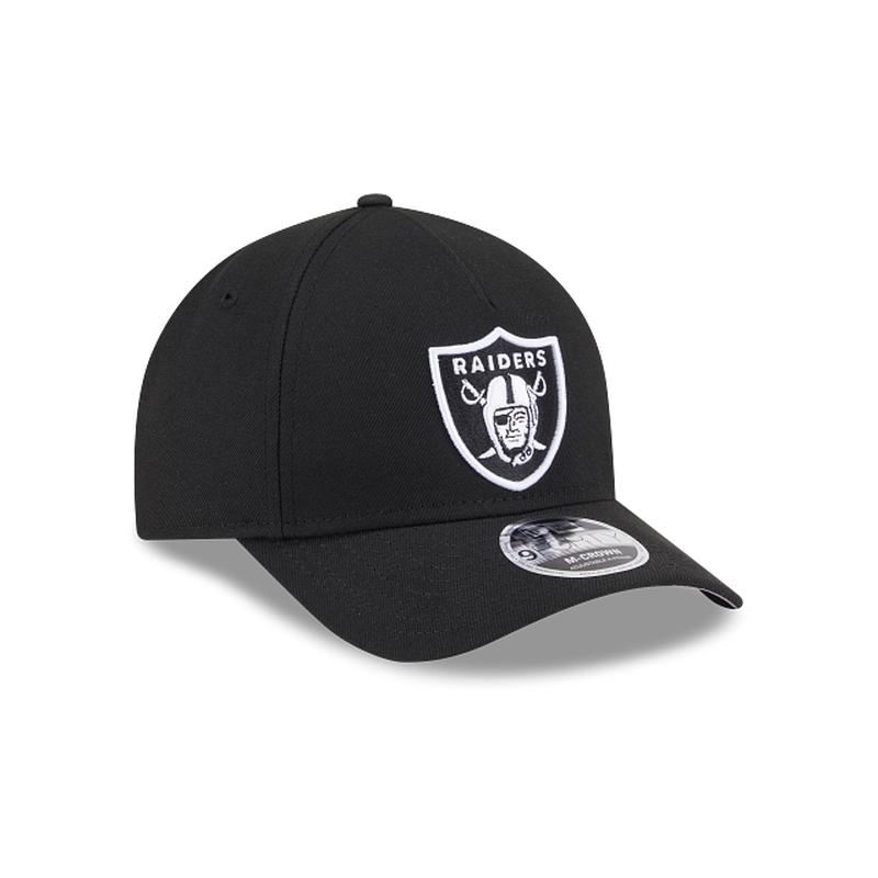 New Era Las Vegas Raiders M-Crown 9FORTY A-Frame Adjustable Hat-Black/White