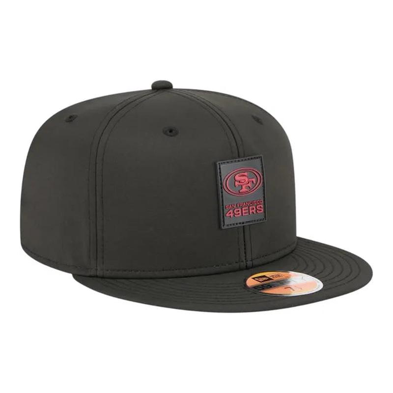 New Era San Francisco 49ERS Performance ON-FIELD Sideline 59FIFTY Fitted Hat-Black