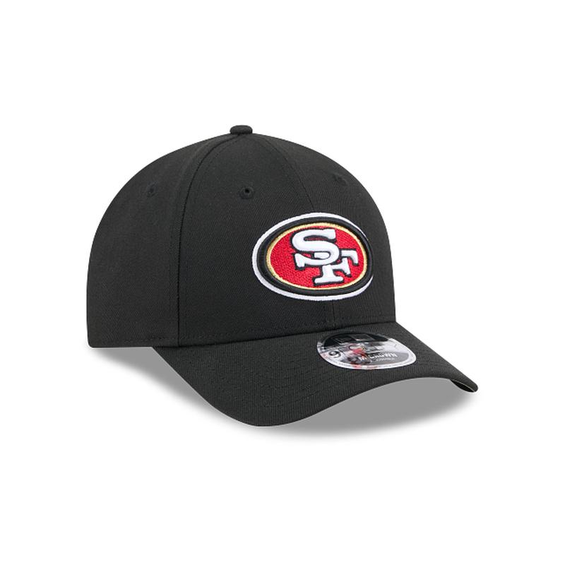New Era San Francisco 49ers Team M-Crown 9FORTY Adjustable Hat-Black