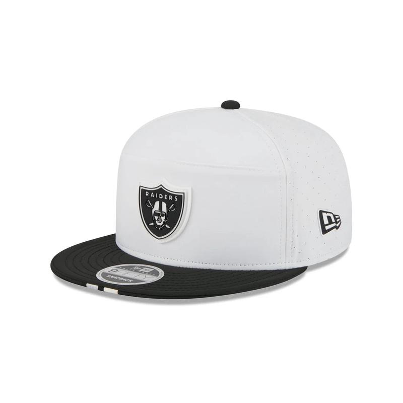 New Era Las Vegas Raiders 2025 Training Split Panel 9FIFTY Snapback-White