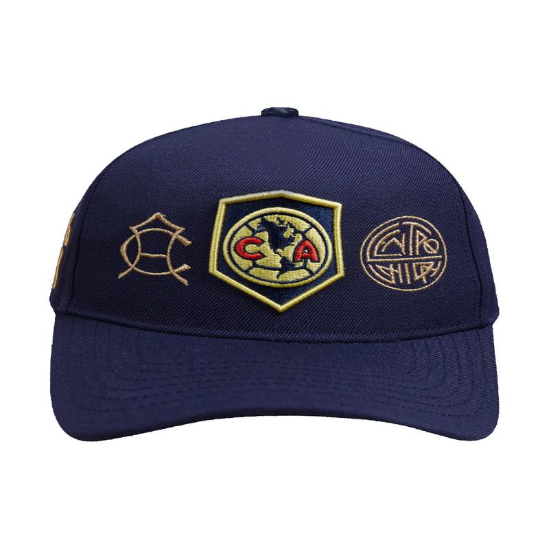 Pro Standard Club America Premium Multi Logo A-Frame Snapback Hat
