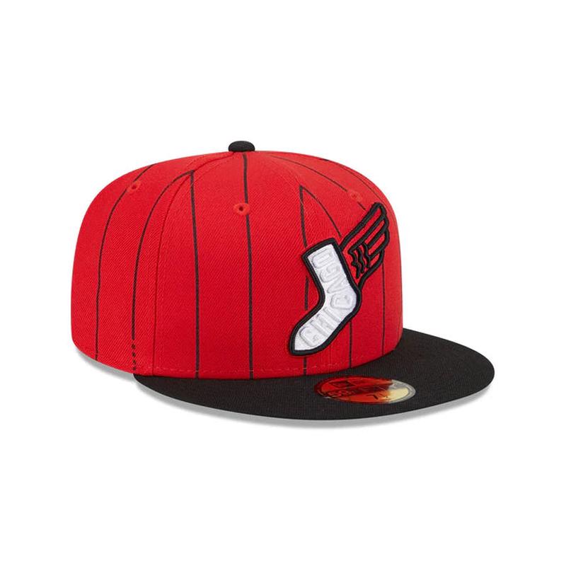 New Era Chicago White Sox City Connect  59FIFTY Fitted Hat-Red