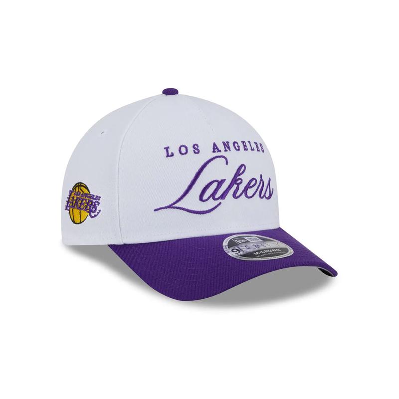 New Era Los Angeles Lakers NBA Draft 9FORTY M-CROWN Adjustable Snap Hat