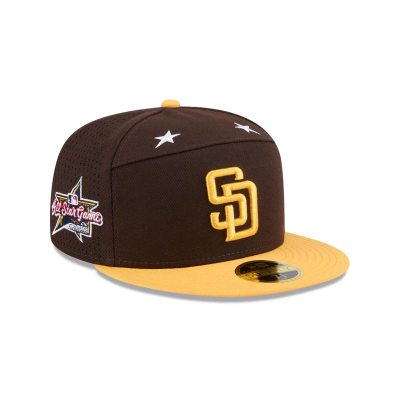 New Era San Diego Padres All Star Game 2025 Split Panel 59FIFTY Fitted Hat
