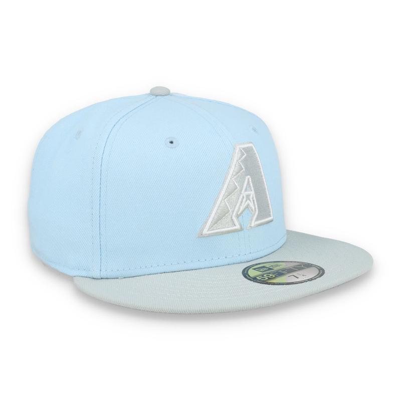 New Era Arizona Diamondbacks 2-Tone Color Pack 59FIFTY Fitted Hat-Light Blue/Gray