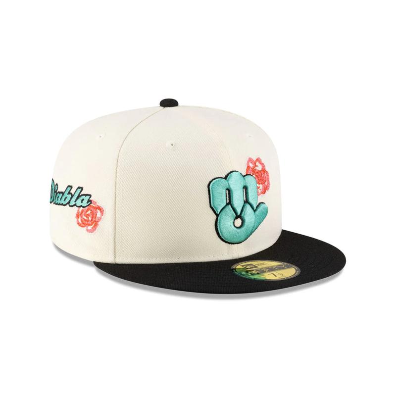 New Era Diablos Rojos Del Mexico 2-Tone Rose 59FIFTY Fitted Hat-