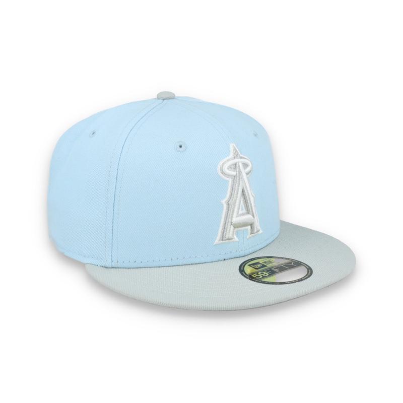 New Era Los Angeles Angels 2-tone fitted-59FIFTY Fitted Hat-Light Blue/Grey