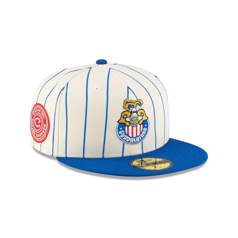 New Era Chivas del Guadalajara Retro Pinstripe 59FIFTY Fitted Hat