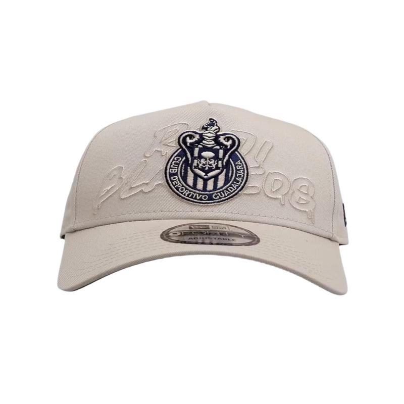 New Era Chivas Front Tag A-Frame 9FORTY Adjustable Hat-Khaki