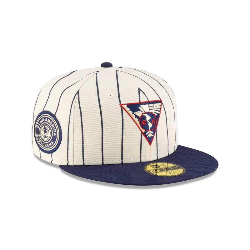 New Era Club America Retro Pinstripe  59FIFTY Fitted Hat