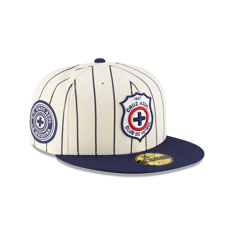 New Era Cruz Azul Retro Pinstripe 59FIFTY Fitted Hat