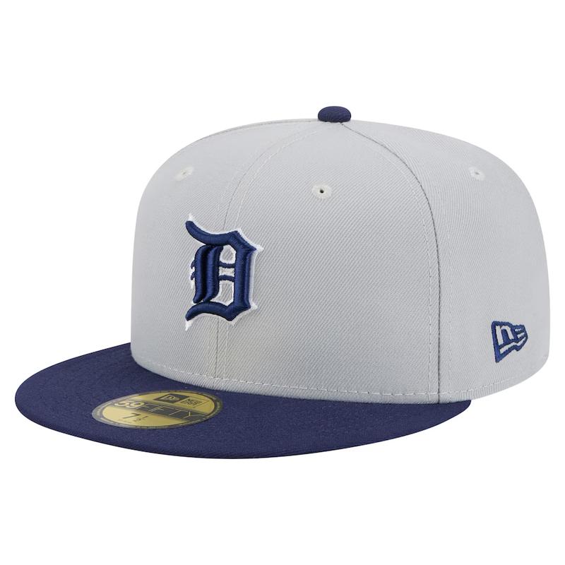 New Era Detroit Tigers 2-Tone Color Pack 59FIFTY Fitted Hat-Gray/Navy