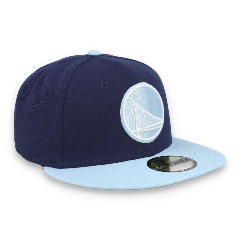 New Era Golden State Warriors 2-Tone Color Pack 59FIFTY Fitted Hat-Navy/Light Blue