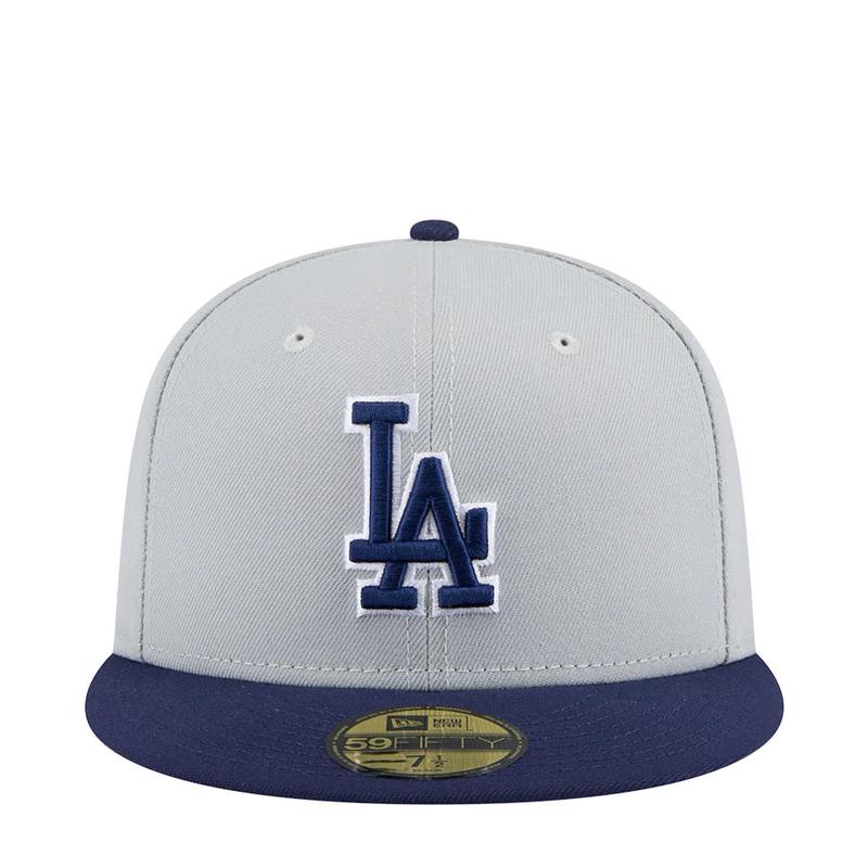 New Era Los Angeles Dodgers 2-Tone Color Pack 59FIFTY Fitted Hat-Gray/Navy