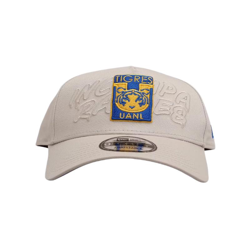 New Era Tigres Front Tag A-Frame 9FORTY Adjustable Hat-Khaki