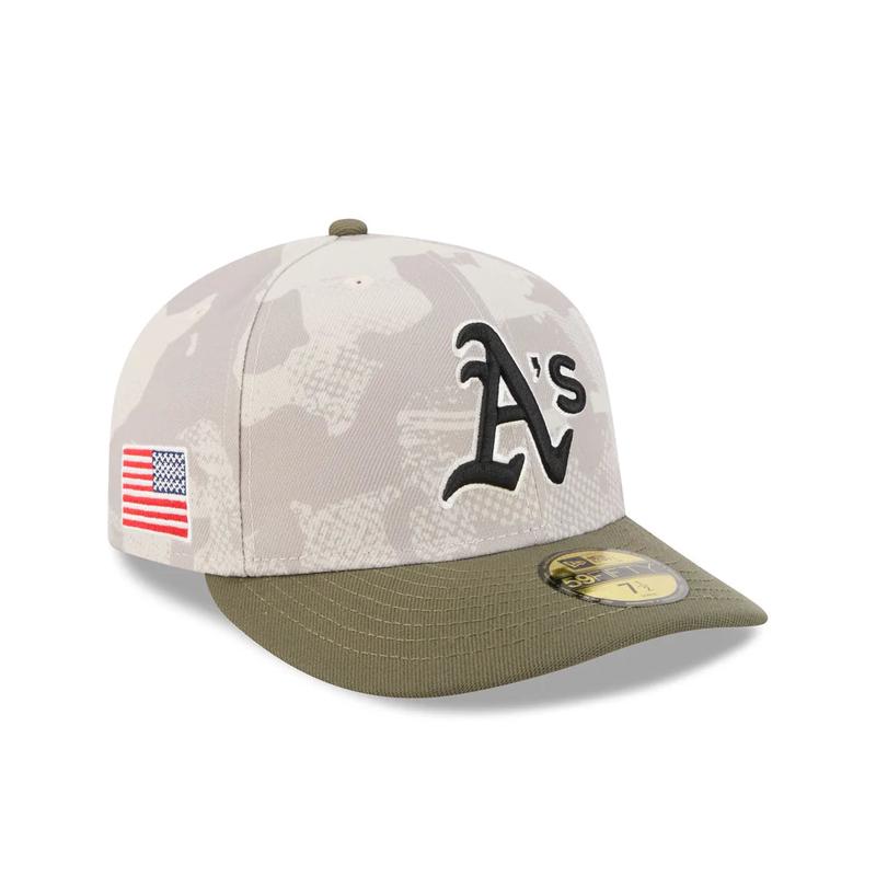 New Era Athletics Armed Force Day 59FIFTY Pre-Curved Fitted Hat