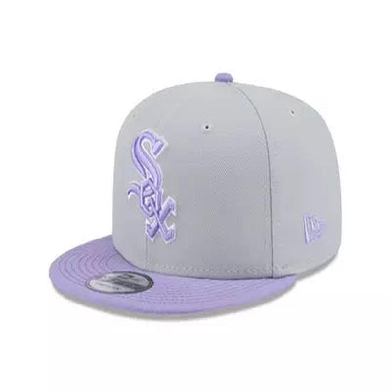 New Era Chicago White Sox 2-Tone Color Pack 9FIFTY Snapback Hat -Gray/Purple