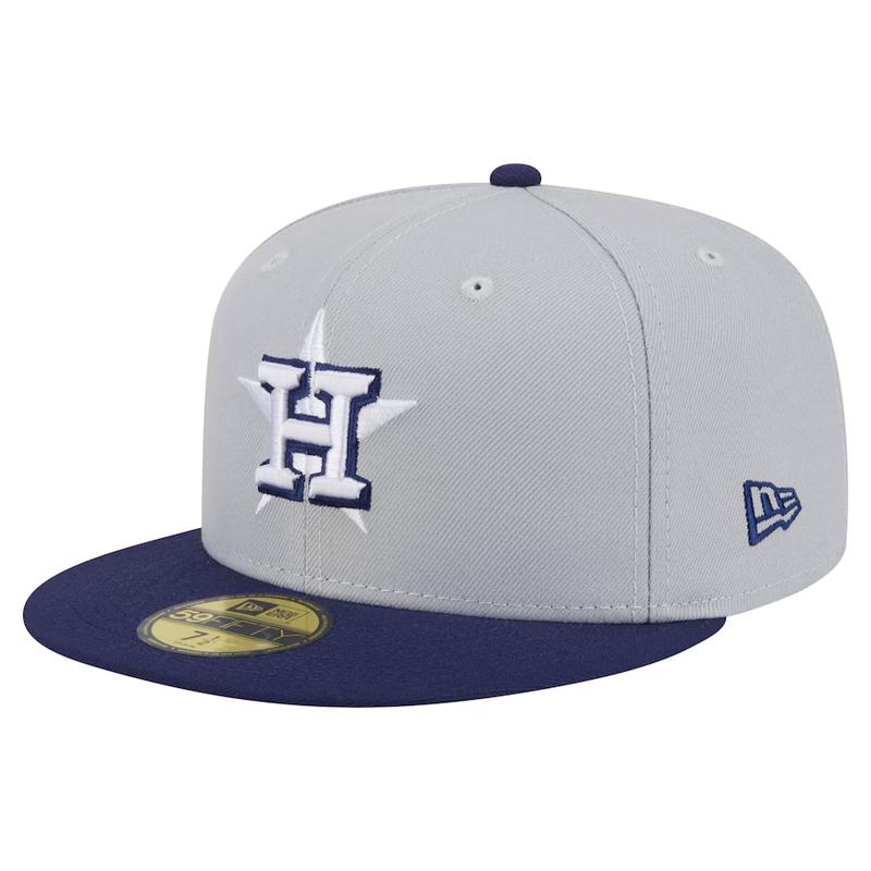 New Era Houston Astros 2-Tone Color Pack 59FIFTY Fitted Hat-Gray/Navy