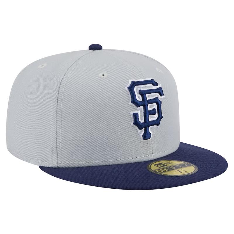 New Era San Francisco Giants 2-Tone Color Pack 59FIFTY Fitted Hat-Gray/Navy