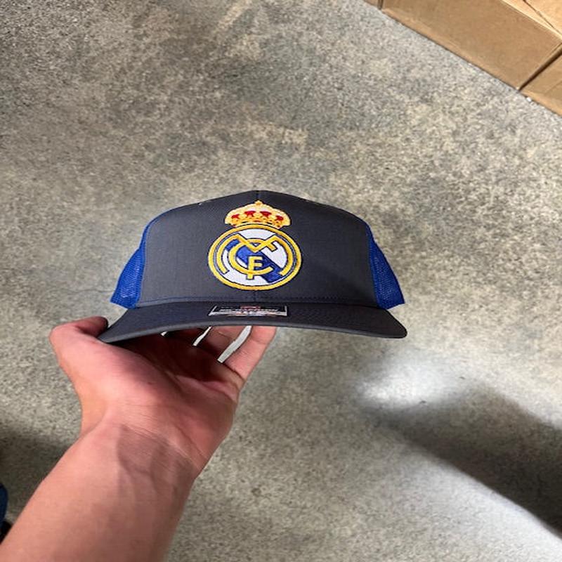 Real Madrid Low Pro Trucker Cap- blue/grey