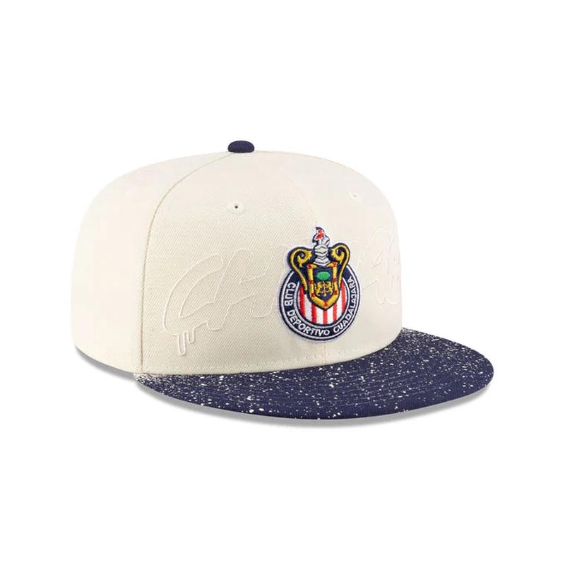 New Era Chivas De Guadalajara Splattered Visor 59FIFTY Fitted Hat