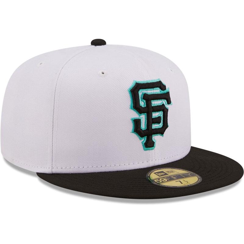 New Era San Francisco Giants 2-Tone Color Pack 59FIFTY Fitted Hat-White/Black