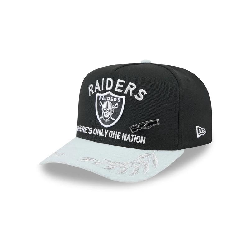 New Era Las Vegas Raiders 2025 NFL Draft A-Frame 59FIFTY Fitted Hat