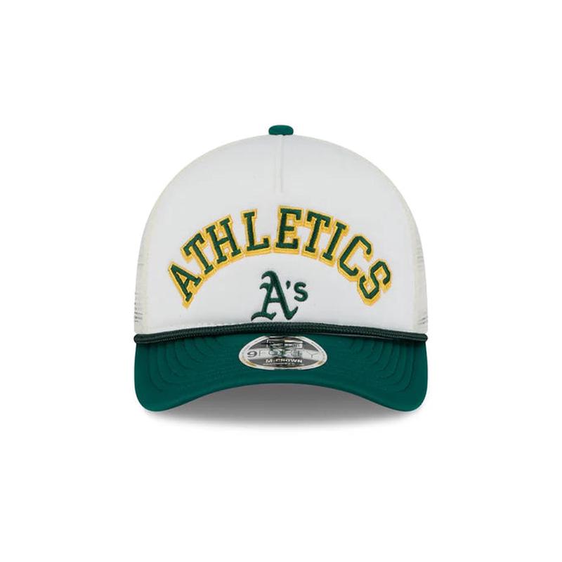 New Era Oakland Athletics Chrome Arch M-Crown 9FORTY Adjustable Snapback Hat