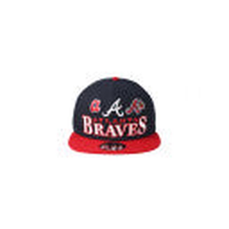 New Era Atlanta Braves Archive Multi Logo 9FIFTY Snapback Hat -