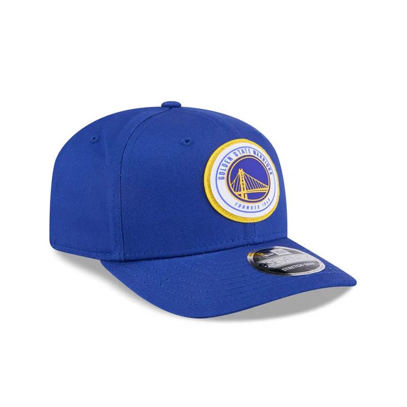 New Era Golden State Warriors Circle Patch 9SEVENTY Stretch-Snap Hat