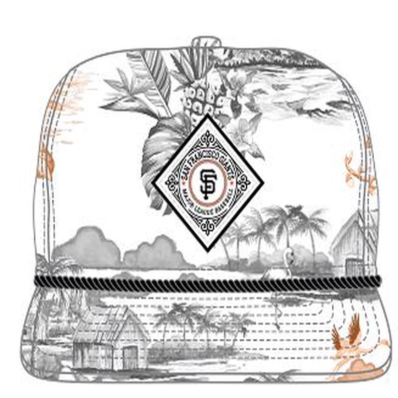 New Era San Francisco Giants Golfer Printed Snapback Hat -