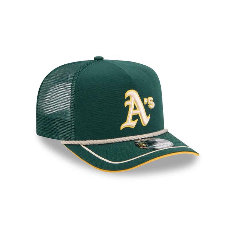 New Era Oakland Athletics Vintage Team Rope 9FIFTY A-Frame Trucker Hat