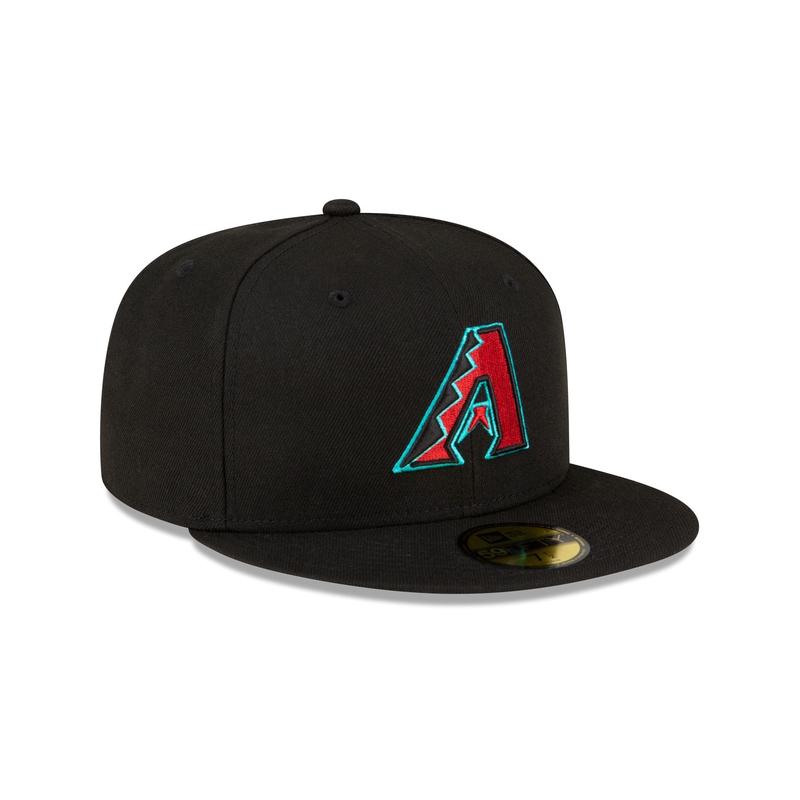 ARIZONA DIAMONDBACKS NEW ERA ALT AUTHENTIC COLLECTION 59FIFTY FITTED-ON-FIELD COLLECTION BLACK/RED