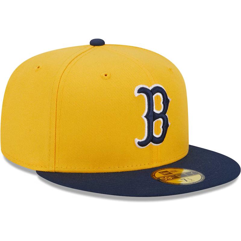 New Era Boston Red Sox 2-Tone Color Pack 59FIFTY Fitted- Yellow/Navy