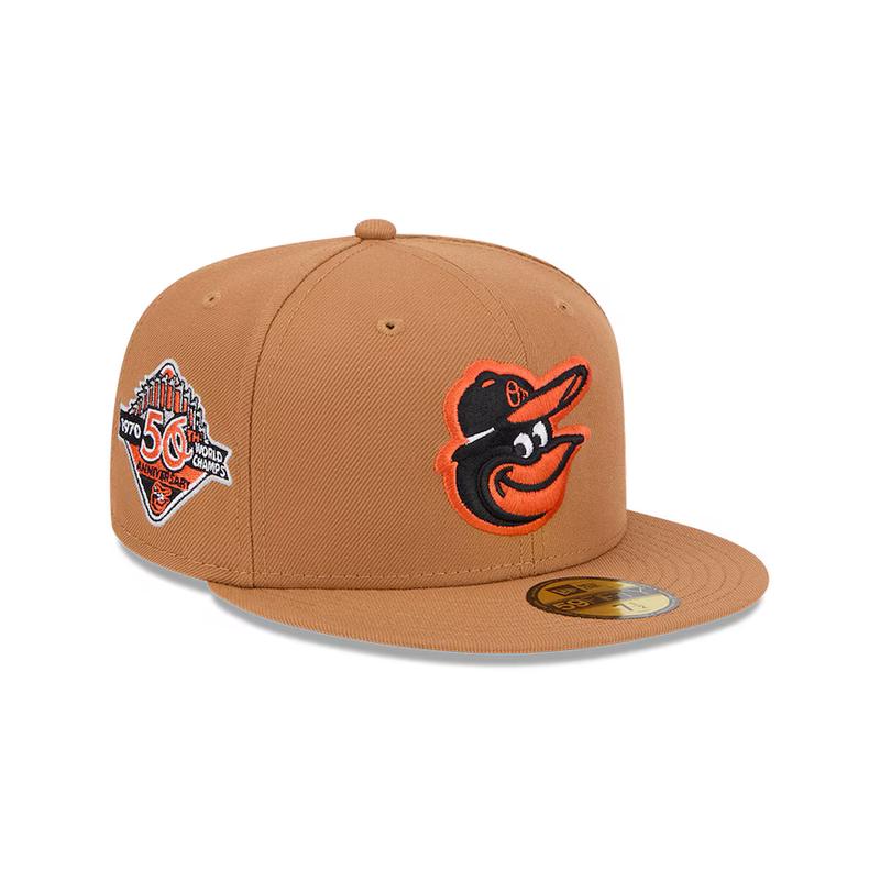 New Era Baltimore Orioles Color Pack 59FIFTY Fitted Hat-Brown