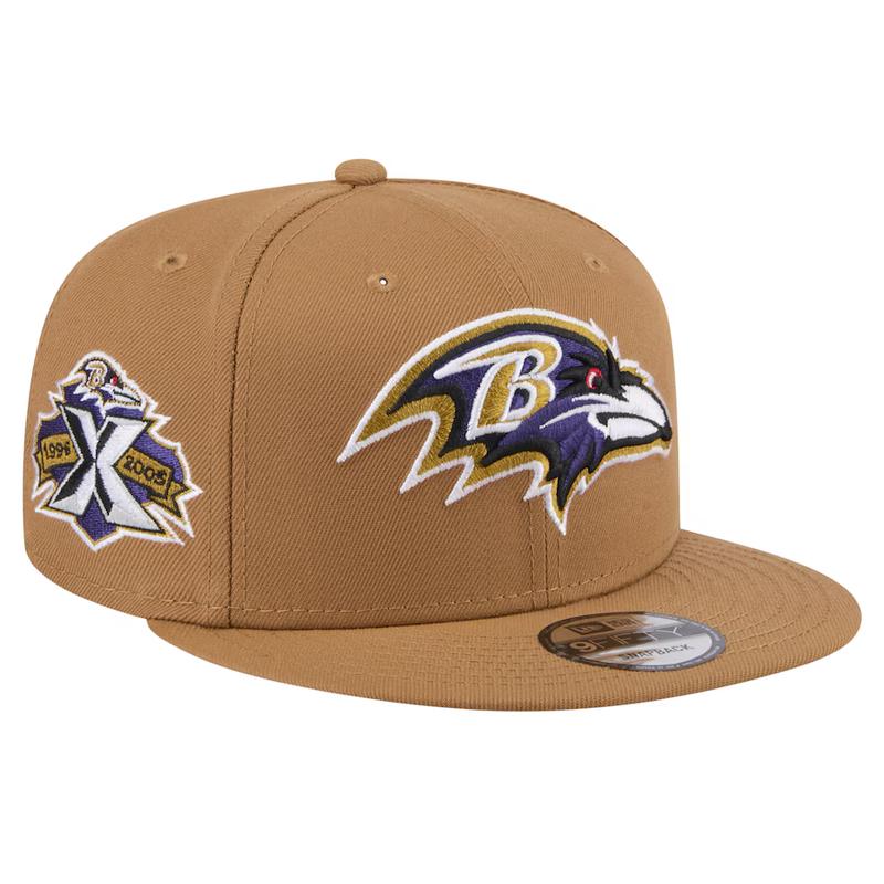 New Era Baltimore Ravens Color Pack 9FIFTY Snapback Hat - Brown