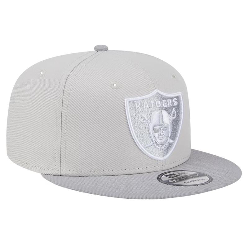 New Era Las Vegas Raiders 2-Tone Color Pack 9FIFTY Snapback Hat-Stone/Gray