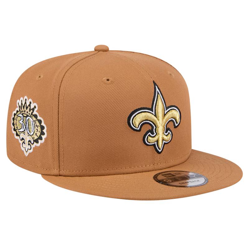 New Era New Orleans Saints Color Pack 9FIFTY Snapback Hat - Brown